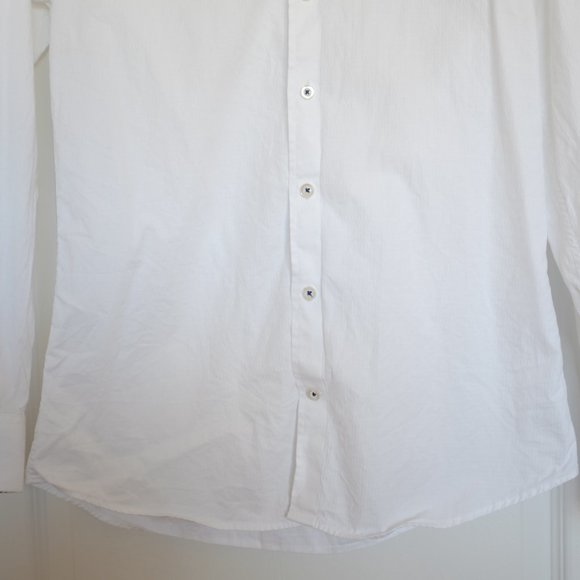 COPY - COPY - COPY - Horst white twill shirt Slim fit size S - Picture 6 of 12